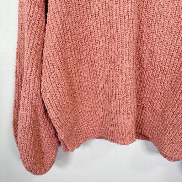 Gentle Fawn Women’s Chunky Knit Dusty Rose Sweater - Picture 11 of 16